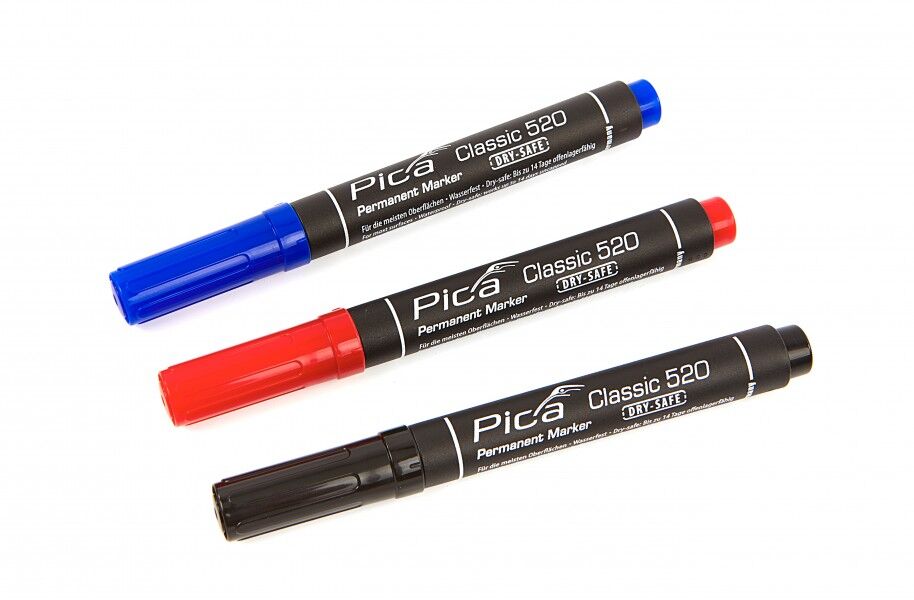 Pica 520/41 Marqueur permanent 1-4mm rond bleu