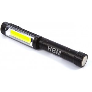 Mini lampe de poche professionnelle en aluminium HBM LED avec base magnetique 400 lumens