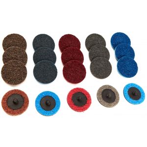 HBM 50 mm Fleece de poncage grossier brun avec Roll on