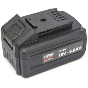 HBM Batterie Li-ion 18 volts 5,0 AH pour perceuse de sol