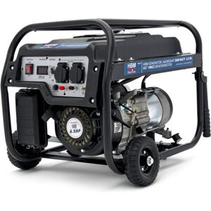 Groupe electrogene HBM, 2600 Watt - 6.5 HP , avec moteur a essence 196cc