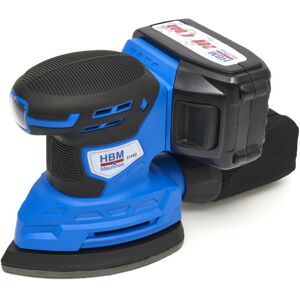 Ponceuse a main professionnelle HBM 20 Volt 4,0AH Lion avec 2 batteries Lion