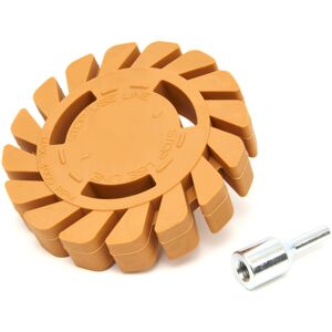 HBM 100 mm. Autocollant, bande decorative et decolleuse avec prise de 5/16 et 6 mm. Adaptateur pour perceuse