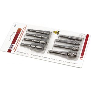 Ensemble de douilles HBM 8 pieces, ensemble d'adaptateurs pour embouts et capuchons et porte-embouts avec enregistrement HEX