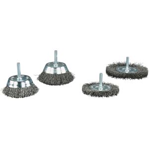 Makita Ensemble de brosses 4 pièces coupe/ronde D-65729