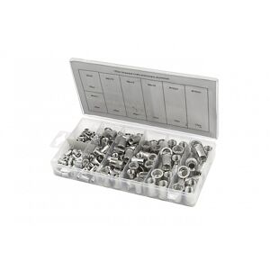 HBM Assortiment d'écrous à sertir aveugles 150 pièces en aluminium