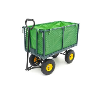 HBM 100 Kg Trolley, Bollard Trolley, Garden Cart With 86 x 46 x 38 cm Cargo Box Includes Canvas Bag