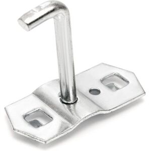 Crochet simple HBM 25 x 6 mm pour mur porte-outils - Publicité Crochet simple HBM 25 x 6 mm pour mur porte-outils - Publicité