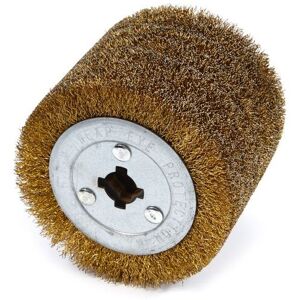 HBM Brosse en acier pour machine à satiner 100 x 115 mm - Publicité HBM Brosse en acier pour machine à satiner 100 x 115 mm - Publicité