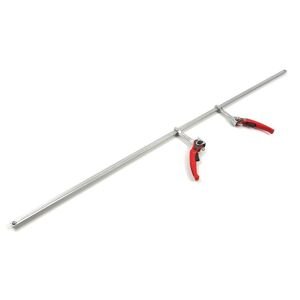 Serre-joint ajustable HBM 1200 mm pour usage intérieur et extérieur - Haute résistance - Publicité Serre-joint ajustable HBM 1200 mm pour usage intérieur et extérieur - Haute résistance - Publicité