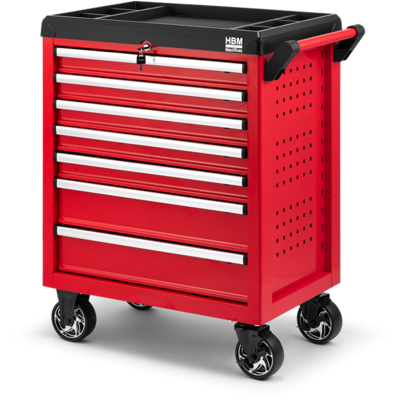 HBM servante à outils garnie, 154 pièces, rouge - Publicité HBM servante à outils garnie, 154 pièces, rouge - Publicité