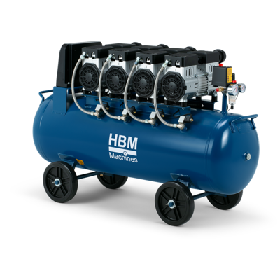 HBM compresseur sans huile silencieux, 120 litres, 8 bar, 4 CV - Publicité HBM compresseur sans huile silencieux, 120 litres, 8 bar, 4 CV - Publicité