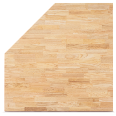 HBM 87 cm Plan de travail d'angle en bois massif pour atelier - Publicité HBM 87 cm Plan de travail d'angle en bois massif pour atelier - Publicité