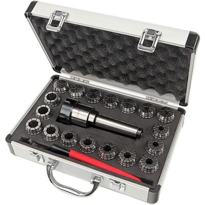 Jeu de 21 porte-pinces ER32 HBM - Outils de fraisage - Publicité Jeu de 21 porte-pinces ER32 HBM - Outils de fraisage - Publicité
