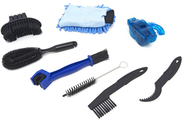 HBM Jeu de brosses à vélo 8 pièces, Jeu de