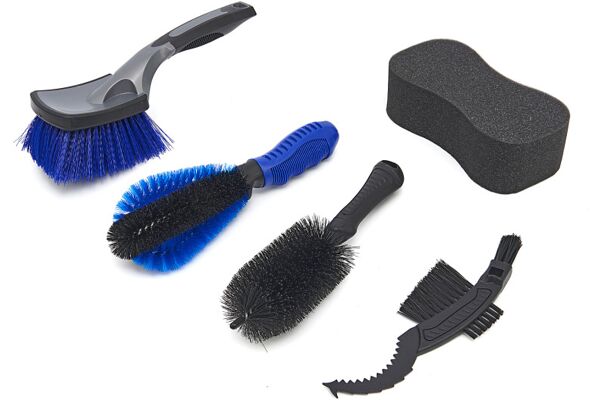 HBM Jeu de brosses à vélo 5 pièces, Jeu de