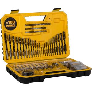 Dewalt - Kit d'accessoires de 100 pieces dans une mallette