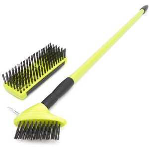 HBM Brosse à mauvaises herbes extensible en 3 parties 80 - 140 cm.