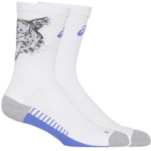 Chaussettes Asics Performance Run Blanc Gris, Taille XL - Publicité