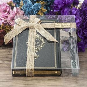 Coran, Tasbih et Essence dans une boîte artisanale personnalisable   Cadeau du Coran   Cadeaux d'anniversaire islamiques   Cadeau de fiançailles islamique   Ensemble cadeau islamique - Publicité