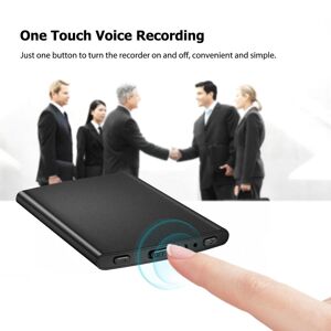 TOMTOP JMS 16G Mini enregistreur vocal 192 heures Capacité d’enregistrement MP3 Enregistreur vocal activé par une touche - Publicité