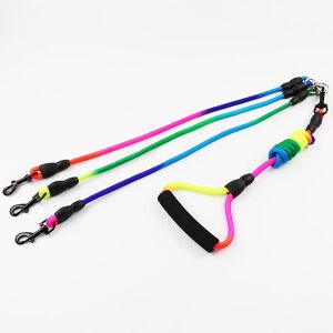 Goody Nylon Dog Leash Durable For three Dogs Double Leashes for small big Dogs husky Chihuahua pitbull dog supplies for dropshipping - Publicité