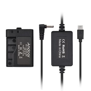 Andoer – câble USB type-c PD vers batterie factice DR-E10, coupleur cc LP-E10 de remplacement pour Canon EOS - Publicité