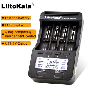 Liitokala Lii-500 capacité de Test LCD NiMH Lithium 18650 batterie chargeur USB pour 26650 AA AAA 18350 - Publicité