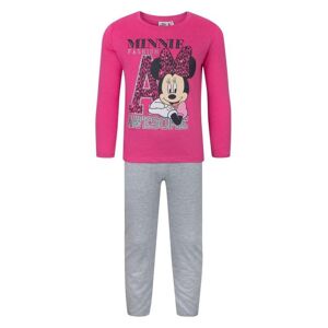 Disney Childrens/Kids Minnie Mouse Long Pyjama Set - Publicité