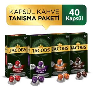 Loji Market Jacobs Capsule Coffee Pack Initiation 4 x 10 Capsules - Publicité