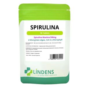 Lindens Spiruline 500mg 2-Pack 180 Comprimés Acides Aminés d'Algues Bleu-Vert Bio - Publicité