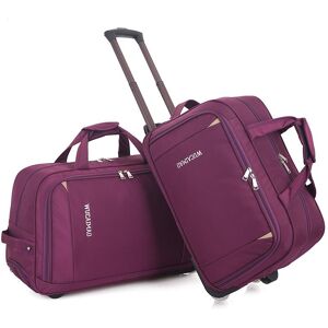 RC XIGUA Sac à tige de traction en tissu Oxford, sac de voyage de loisirs, sac à bagages pliant, sac de voyage Portable à chariot de grande capacité pour hommes et femmes - Publicité