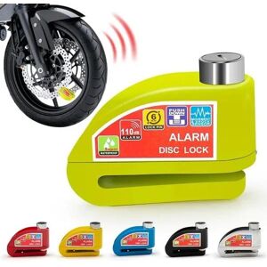 MDH Moto vélo serrure alarme sécurité Protection cadenas disque en alliage d'aluminium antivol rappel corde serrure sac moto Accesso - Publicité