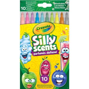 Crayola   Ensemble de marqueurs   Silly Scents avec saveur 10 pcs - Publicité