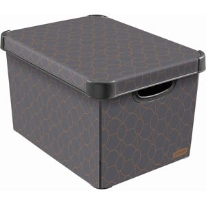 Curver ART DECO L Boite de rangement décorative 39,5 x 29,5 x 25 cm 04711-A68