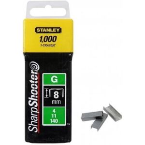 Stanley 1-TRA705T Agrafes type G 4/11/140, 8mm, boite de 1000pcs - Publicité Stanley 1-TRA705T Agrafes type G 4/11/140, 8mm, boite de 1000pcs - Publicité