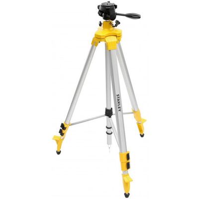 Stanley STHT77643-1 1/4" Trépied aluminium a colonne tete pivotante (97 -247 cm) - Publicité Stanley STHT77643-1 1/4" Trépied aluminium a colonne tete pivotante (97 -247 cm) - Publicité