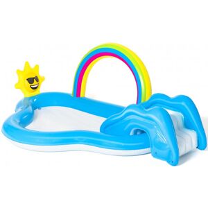 BESTWAY Rainbow N' Shine Aire de jeux aquatiques et pataugeoire, 257 x 145 x 91 cm 53092 - Publicité BESTWAY Rainbow N' Shine Aire de jeux aquatiques et pataugeoire, 257 x 145 x 91 cm 53092 - Publicité