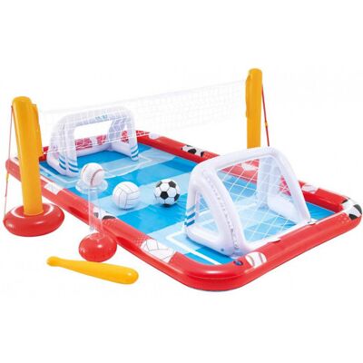 INTEX Aire de jeux gonflable Multisports, 325 x 267 x 102 cm 57147NP - Publicité INTEX Aire de jeux gonflable Multisports, 325 x 267 x 102 cm 57147NP - Publicité