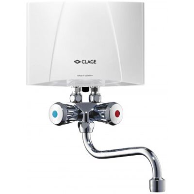 CLAGE M4 SMB Petit chauffe-eau instantané 4,4 kW 230 V + mitigeur 1500-17104 - Publicité CLAGE M4 SMB Petit chauffe-eau instantané 4,4 kW 230 V + mitigeur 1500-17104 - Publicité