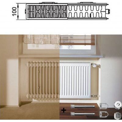 Radiateur Kermi FK022D510 Blanc - Modèle 554mm - Publicité Radiateur Kermi FK022D510 Blanc - Modèle 554mm - Publicité