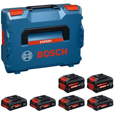 Bosch EXPERT 4x EXBA 18V-40 + 2x EXBA 18V-80 Batterie 1600A0373G - Publicité Bosch EXPERT 4x EXBA 18V-40 + 2x EXBA 18V-80 Batterie 1600A0373G - Publicité
