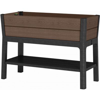 KETER DARWIN ELEVATED PRO 110L Bac a fleurs, 113 x 47,5 x 79,8 cm, marron 17211713 - Publicité KETER DARWIN ELEVATED PRO 110L Bac a fleurs, 113 x 47,5 x 79,8 cm, marron 17211713 - Publicité