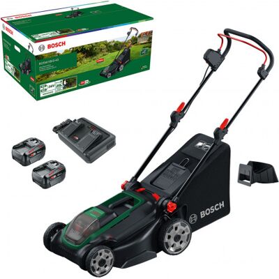 Bosch ROTAK18V2-43 Tondeuse a gazon sur batterie 06008B9L00 - Publicité Bosch ROTAK18V2-43 Tondeuse a gazon sur batterie 06008B9L00 - Publicité