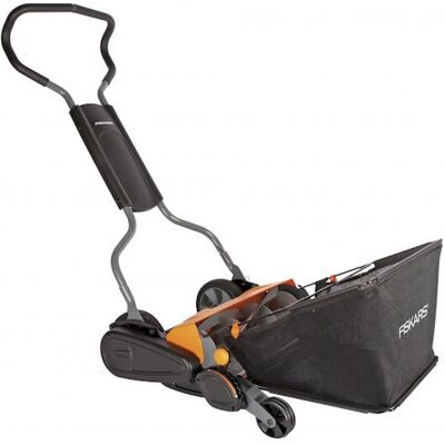 Fiskars StaySharp Max Tondeuse hélicoidale + bac de ramassage 1001658 - Publicité Fiskars StaySharp Max Tondeuse hélicoidale + bac de ramassage 1001658 - Publicité