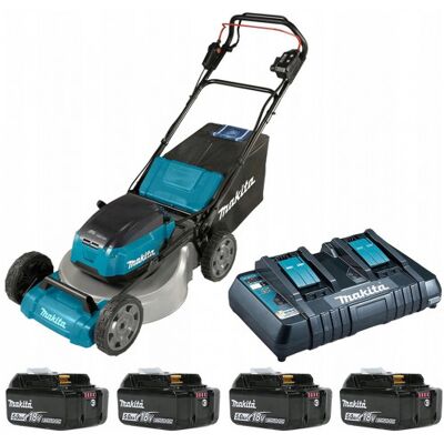 Makita DLM462PT4 Tondeuse auto-tractée 460 mm Li-ion LXT (4x5,0Ah/18V) - Publicité Makita DLM462PT4 Tondeuse auto-tractée 460 mm Li-ion LXT (4x5,0Ah/18V) - Publicité