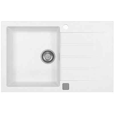 ALVEUS CADIT 20 Évier de cuisine en granit, 790 x 500 mm, blanc 1132022 - Publicité ALVEUS CADIT 20 Évier de cuisine en granit, 790 x 500 mm, blanc 1132022 - Publicité