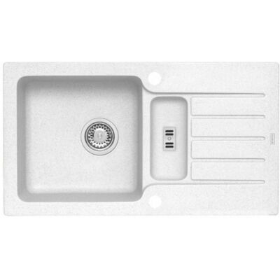ALVEUS NIAGARA 70 Évier en granit, 780 x 435 mm, blanc - Publicité ALVEUS NIAGARA 70 Évier en granit, 780 x 435 mm, blanc - Publicité