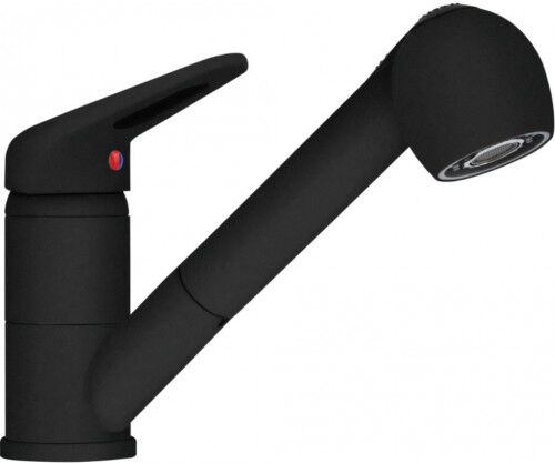 Franke FC 9547.901 Mitigeur d'évier avec douchette extractible, noir mat 115.0659.840