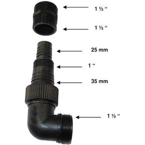 GÜDE Raccordement 1 1/2 « filetage extérieur.94539